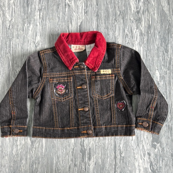 Signature by Levi Strauss Other - ❤️3/$30 Levi Strauss Infant Denim Jacket with Red Collar